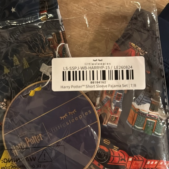 Little sleepies Harry Potter short sleeve Pjs - Picture 2 of 3